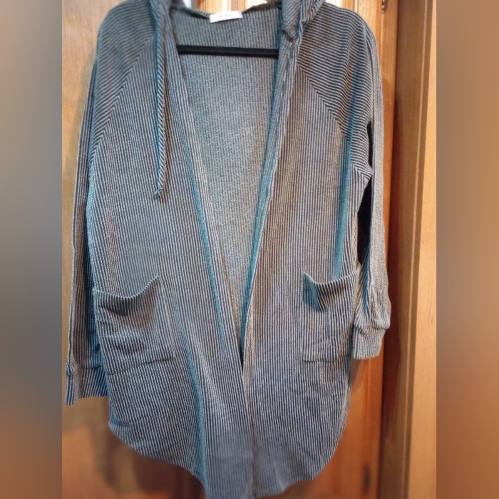 Tres Bien Ribbed Cardigan Ladies Small